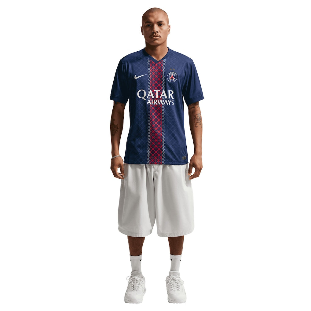 Maillot PSG 2 Étoiles - Domicile Nike 25/26 (Flocage Champions of Europe)