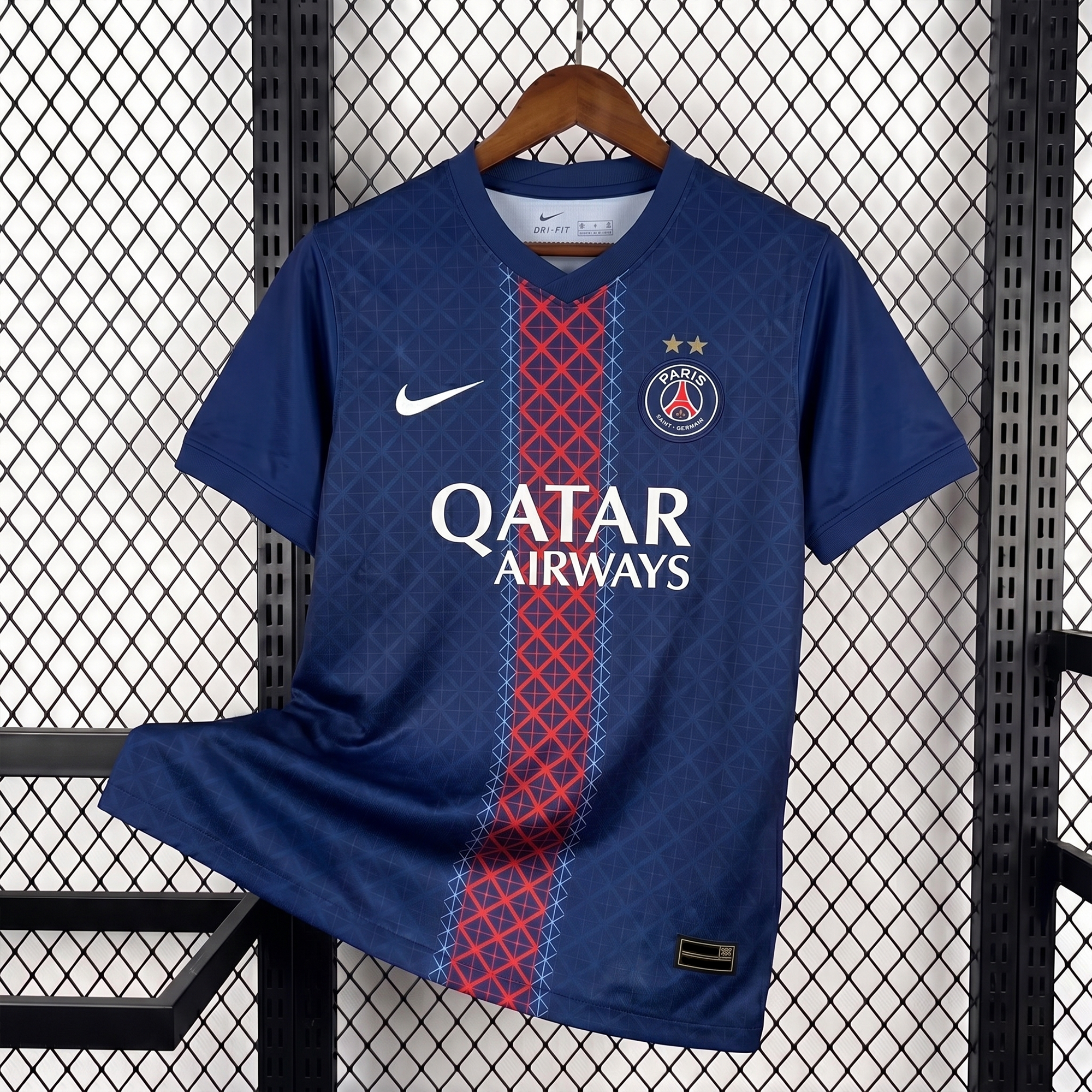 Maillot PSG 2 Étoiles Enfant - Domicile Nike 25/26 (Flocage Champions of Europe)